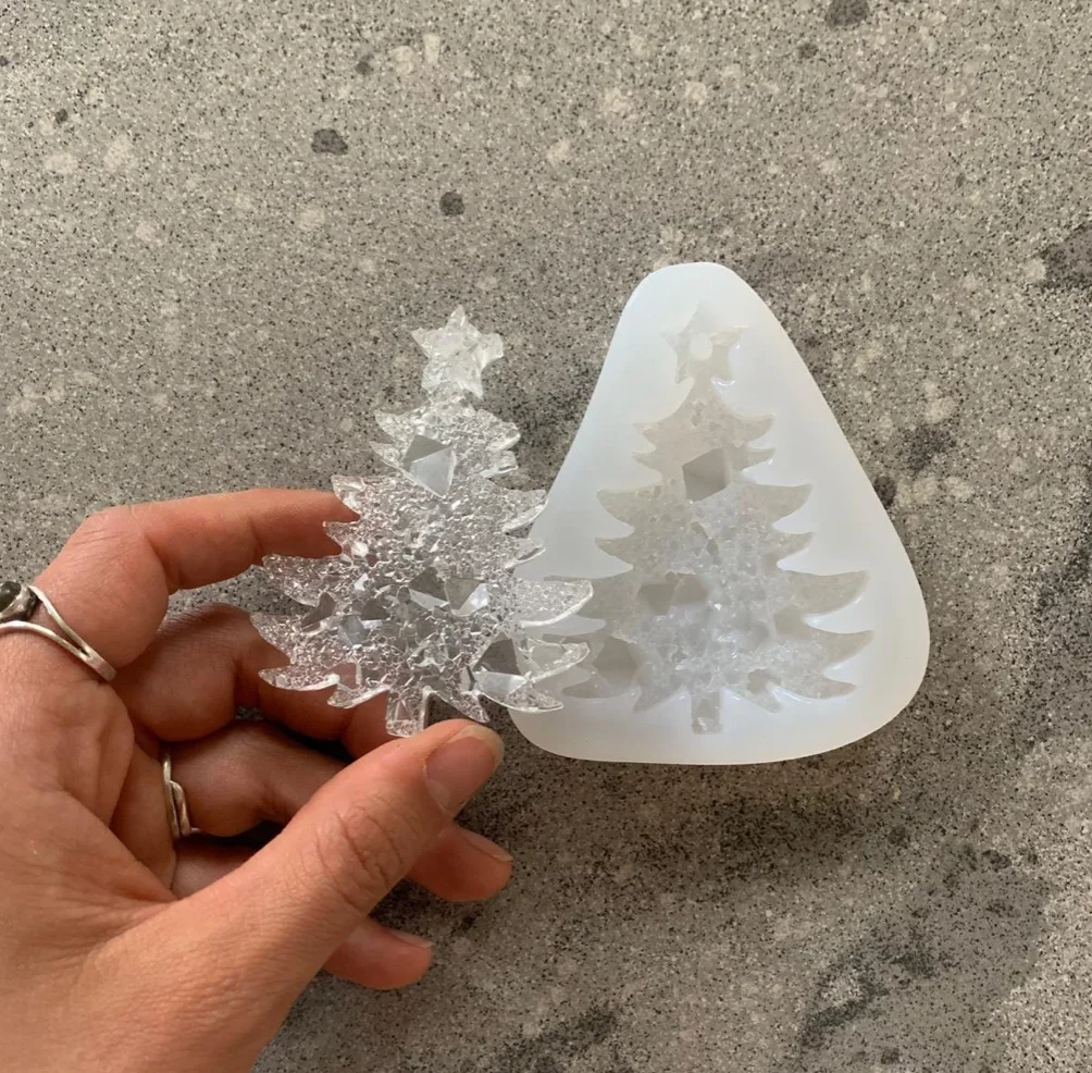 Silicone mold — Crystal Christmas tree 🎄✨